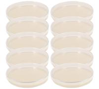 MUELODSIC 10 pezzi Piatti Petri Agar Nutriente Premontati Portatili per Colture Batteriche Progetti Scientifici Scolastici Laboratorio Microbiologia