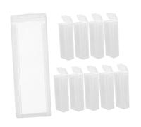 MUELODSIC 10 pezzi Scatola Porta Vetrini in Plastica Robusta Custodia Trasparente per Diapositive da Laboratorio e Ospedale Organizer Ergonomico per Patologia e Biologia