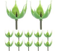 MUELODSIC 100 Pezzi Calici Artificiali in Plastica per DIY Saponi Sepali Realistici per Decorazioni Teste Finti per Creazioni Artigianali Sapone Accessori Duraturi per Bouquet e