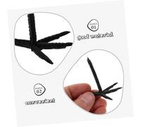 MUELODSIC 100pezzi Parti Giocattolo Corvo Plastiche Zampe Imitazione Artigli Realizzazione Materiale Giocattoli Corvi