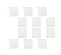 MUELODSIC 12 Sacchetti Filtro in Cotone per Brodo Riutilizzabili Coulisse Sacchetti per Spezie e Medicina Cinese per Cucina Domestica e Ristoranti 23X21 CM