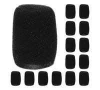 MUELODSIC 15 Pezzi Coperture Microfono Antivento in Spugna per Microfoni Handheld Protezione per Ktv Palchi Riunioni e Interviste Filtro Anti-vento e Rumore Custodia Protettiva per Microfono