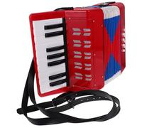 MUELODSIC 1pezzi Accordion Musicale Ragazzo Ragazza Strumento Didattico Rosso Principianti Giocattolo Educativo Sviluppare Talento Musicale Dei Ragazzi Ragazze Gioco Interattivo La