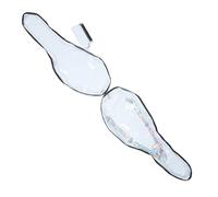 MUELODSIC 1pezzi Borsa da Trasporto Portatile per Chitarra Custodia per Strumenti Musicali Comoda Borsa per Chitarra Bianca Zaino per Strumenti Bianco