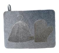 MUELODSIC 1set Sauna Feltro Con Cappello Protettivo Per Accessori Spa Per Mantenere La Testa Durante Le Sessioni Di Sauna e Benessere Per Lunghi e Ricci