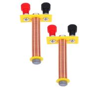 MUELODSIC 2 pezzi Bobine Elettromagnetiche Solenoide T per Esperimenti Scientifici Strumento Didattico per Lezioni di Fisica e Modelli di Circuiti Coil Resistenti per Apprendimento