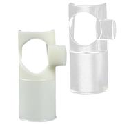 MUELODSIC 2 pezzi Bocchino per Flauto Traverso Accessori per Principianti e Professionisti Design Leggero e Durevole Superficie Liscia Senza Bave Adatto per C D Tono