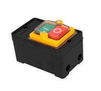 MUELODSIC 2 Pezzi Interruttori Push Button Autolock Impermeabili per Arresto Controllo Macchinari Compatibili Facili da Installare in Spazi Compatti
