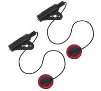 MUELODSIC 2 pezzi Pickup Piezo Adesivo per Chitarra Acustica e Strumenti Corde Microfono Contatto per Ukulele Violino Mandolino Banjo con Installazione Alta Sensibilità Sonora