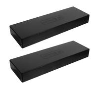 MUELODSIC 2 Pezzi scivolo scatola bagnata contenitore per diapositiva al microscopio portavetrini per microscopio Black