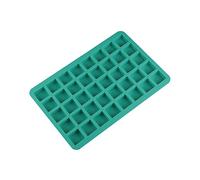 MUELODSIC 2 pezzi Stampi in Silicone per Cioccolato e Biscotti Cavità Quadrate Resistenti al Calore per Dolci da Te Facili da e Flessibili e Professionisti