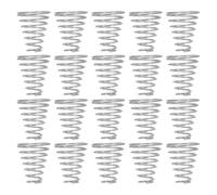 MUELODSIC 20 Molle Coniche a Spirale in Acciaio Inox per Batterie Molle di Compressione Coniche per Torce LED Molla a Torre Resistente per Sostituzione Contatto Batteria Uso Outdoor e