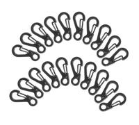 MUELODSIC 20 pezzi Mini Moschettone Professionale Zinco Chiusura Molla per Gioielli Portachiavi e Accessori Resistente Alla e Facile da Utilizzare
