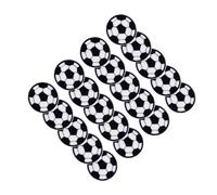 MUELODSIC 20 pezzi Toppe Ricamate Calcio da Cucire Patch Stoffa Fai da Te per Abbigliamento Borse e Accessori Applicazioni Pratiche e Resistenti per Riparazioni e Decorazioni