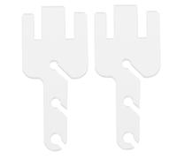 MUELODSIC 2pezzi Adattatori Tenditore Compatti per Macchine Maglieria Forchette Tensione Garzatura per Addi King Express Accessori Facili da Installare per Maglieria Professionale Casa