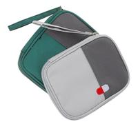 MUELODSIC 2pezzi Kit Pronto Soccorso Piccolo Custodia Piccola Borsa per Pronto Soccorso Borsa per Medicinali da Esterno Viaggio Organizzatore Portatile per Articoli Vari da Casa Escursione