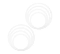 MUELODSIC 2sets Cerchi Di Silenziamento Per Tamburo Da Filo Pratico Kit Per Batteria Diverse Realizzato Materiale Durevole e Sicuro