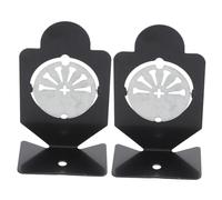 MUELODSIC 3 Set Bersagli Rotanti in Metallo Per Allenamento Design Sicuro E Portatile Per Feste E Pratica Tiro 2 * 3