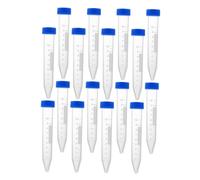 MUELODSIC 30 Pezzi Provette Coniche Tappo Vite Tubi Centrifughi Graduati in Plastica per Laboratorio Contenitori Test Resistenti alla Perdita per Analisi Biochimiche e Molecolari