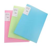 MUELODSIC 3pezzi Raccoglitori di Libri in Pagine per Disegno Diamante Organizer per Portfolio Libro di Archiviazione per Pittura con Strass con Maniche Trasparenti per Proteggere Le Opere