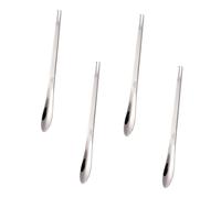 MUELODSIC 4 Pezzi Strumenti per Mangiare Granchi in Acciaio 304 Forchette e Cucchiai per Crostacei Utensili Multifunzione per Aprire Gusci di Aragoste e Ostriche Resistenti e Facili da