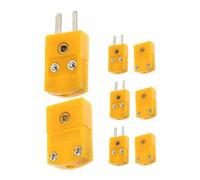 MUELODSIC 4 set Adattatori Connettori Termocoppia Tipo K Maschio Femmina Giallo per e Misurazioni Accurate