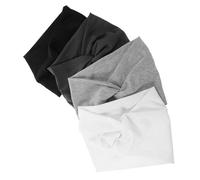 MUELODSIC 4pezzi Fasce Per Capelli Turbante Fasce Larghe Per Donna Intrecciate Accessori Per Capelli