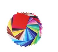 MUELODSIC 50 Fogli Carta Origami Colorata Singolo Lato per Lavoretti Creativi e Progetti Artistici Carta Vivid per Attività Manuali