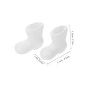 MUELODSIC 50 Pezzi Miniature Santa Claus Boots Colorate in Plastica Scarpe Piccole per Accessori per Costume DIY e Decorazioni Casa delle