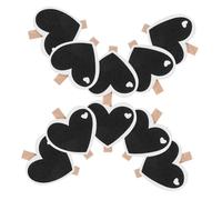 MUELODSIC 50pezzi Mini Mollette Forma di Cuore Clip Legno per Foto Decorazioni per Matrimoni e Feste Pratiche e Versatili per Memorie e Appunti