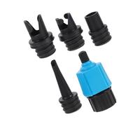 MUELODSIC 5Pezzi Adattatori per Pompa Kayak e Gonfiabili Valvole Gomma Compatibile con Tavole Surf e Barche Gonfiabili Materiale Premium Resistente e Duraturo