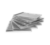 MUELODSIC 6 pezzi Custodie CD Trasparenti in Plastica Rigida Protettive Organizer Disco Singolo Resistenti a Graffi e Sicure per Conservazione Dvd e CD