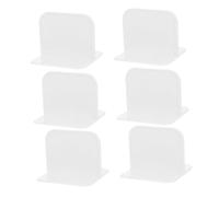 MUELODSIC 6 pezzi Rinforzi Adesivi per Mobili Gate Hardware Stabilizzatore Base Box Antiscivolo con Ventose per Sicurezza in Camera e Soggiorno Facile Installazione Senza Forare