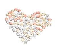 MUELODSIC 600 Pezzi Collane Ciondolo Per Feste Mm Distanziatore Artigianato Bottoni Stella Creazione Braccialetti Perline Dell'Amicizia Con Perline Piccole E Grandi Artigianato