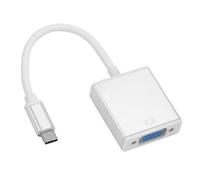 MUELODSIC Adattatore Usb-c Maschio Vga Femmina Full HD Conversione USB per Monitor Proiettore Tv Connessione Stabile e Plug Play Driver