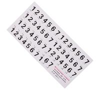 MUELODSIC Adesivi per Tasti del Pianoforte 88 Pezzi per Principianti Decalcomanie Numeriche per Tastiera Elettronica Materiale Didattico per Esercizi Musicali Istruzioni Dettagliate