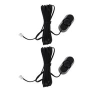 MUELODSIC Amplificatore Di Potenza Volume Control Knob 2pezzi Telecomando Per Auto Resistente Ai Danni Per Escursioni In Campagna