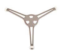 MUELODSIC Anello Piatto Girevole Forno Microonde Supporto Tre Bracci con Ruote Resistente Calore per Riparazione e Sostituzione