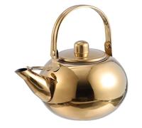 MUELODSIC Bollitore in Acciaio Inossidabile con Filtro Teiera Resistente al Calore per Tè e Infusi Domestici Design Spesso e Manico Ergonomico Adatto per Uso Quotidiano