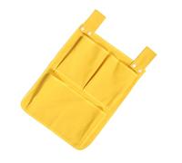 MUELODSIC borsa per appendere la culla retro dell'organizzatore della porta giocattoli da bagno per borsa laterale per cesto muro sospeso cestino poliestere Giallo