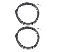 MUELODSIC Cavo di Cablaggio per Chitarra e Basso Elettrico 2 Pezzi 3 M Filo di Rame Intrecciato 5 Core Grigio Accessori per Strumenti Musicali Cablaggio Circuito Pickup Uso Professionale