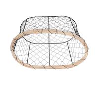MUELODSIC Cestino in Ferro per Pane Snack e Frutta Portafrutta Multiuso Resistente e Versatile per Cucina e Tavola Farmhouse