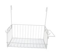 MUELODSIC Cestino Portaoggetti Sospeso Multifunzione in Acciaio al Carbonio per Bagno e Doccia, Griglia Porta Shampoo Installazione Stabile per Organizzazione in Ambienti Umidi, per Casa e Ufficio