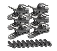 MUELODSIC Clip Per Filo Del Microfono 15 Pezzi, Morsetti Per Cavo Auricolari Piccoli in Plastica, Clip Per Abbigliamento Per Gestione Fili, Per Riunioni, Discorsi Pubblici e Registrazioni Audio