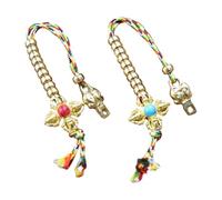 MUELODSIC Contatore di Meditazione Buddista in Ottone, Set 2 Pezzi per Conteggio Perline Buddha, Accessori Leggeri e Compatti per Pratica Meditativa e Regali Buddisti