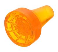 MUELODSIC cuscinetti per le stampelle punta in plastica per canna punta del da passeggio suggerimenti per i camminatori fondo in canna di plastica punte di canna in plastica Arancia