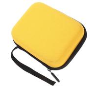 MUELODSIC Custodia Porta Plettri Chitarra Rigida EVA Giallo Vibrante Organizer Compatto e Portatile per Plettri Acustici ed Elettrici con Scomparti Multipli per Ordinata Conservazione