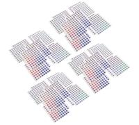 MUELODSIC Etichette Adesive Qc Pass PVC Diametro 10Mm 2400 Pezzi Etichette Controllo Qualità Magazzino Tag Adesivi Approvazione stato Merci per Inventario Industriale