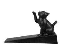MUELODSIC Fermaporta in Ghisa a Forma di Gatto Fermaporta Appesantito in Metallo Peso Decorativo per la Parte Inferiore della Porta Fermo per Porta Antirumore per Casa e Ufficio