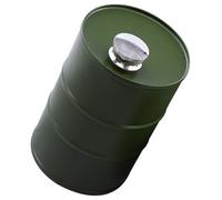 MUELODSIC Fiaschetta da Vino in Acciaio Inossidabile Forma di Tanica per Campeggio Tascabile Perdite Contenitore Liquori Professionale Verde